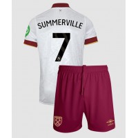 Echipament fotbal West Ham United Crysencio Summerville #7 Tricou Treilea 2024-25 pentru copii maneca scurta (+ Pantaloni scurti)